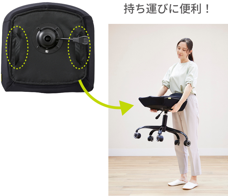 持ち運びに便利!